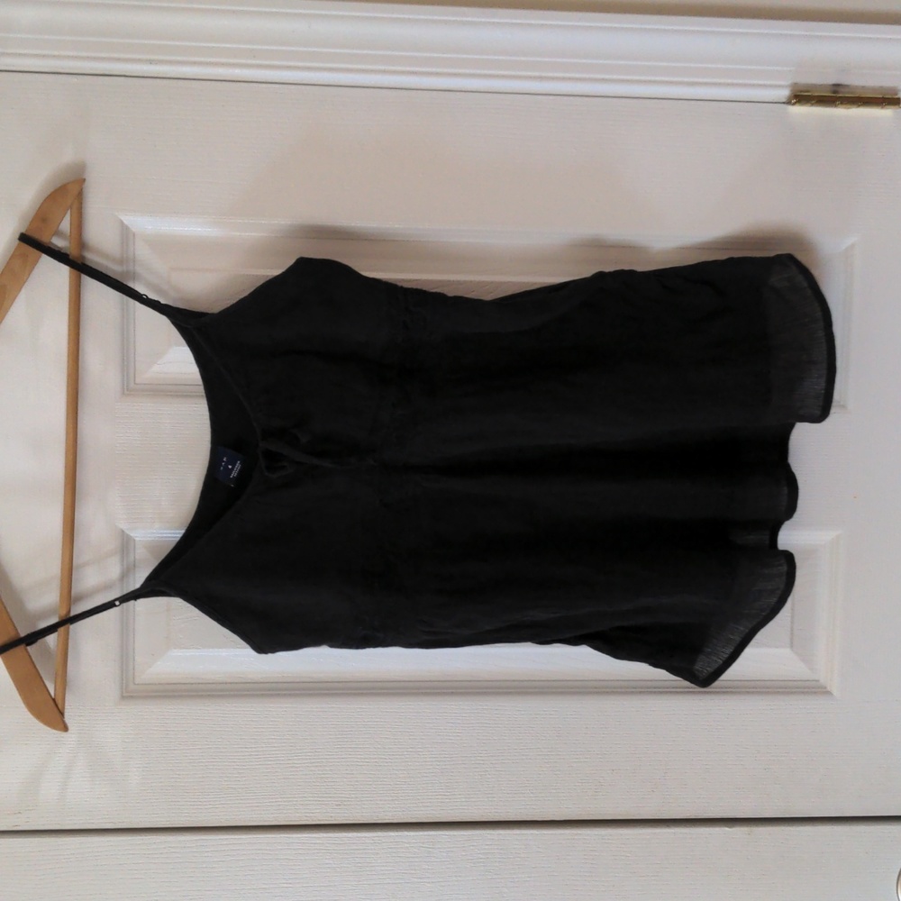 vintage GAP woman's babydoll whimsigoth zipper adjustable straps lace detail S 4